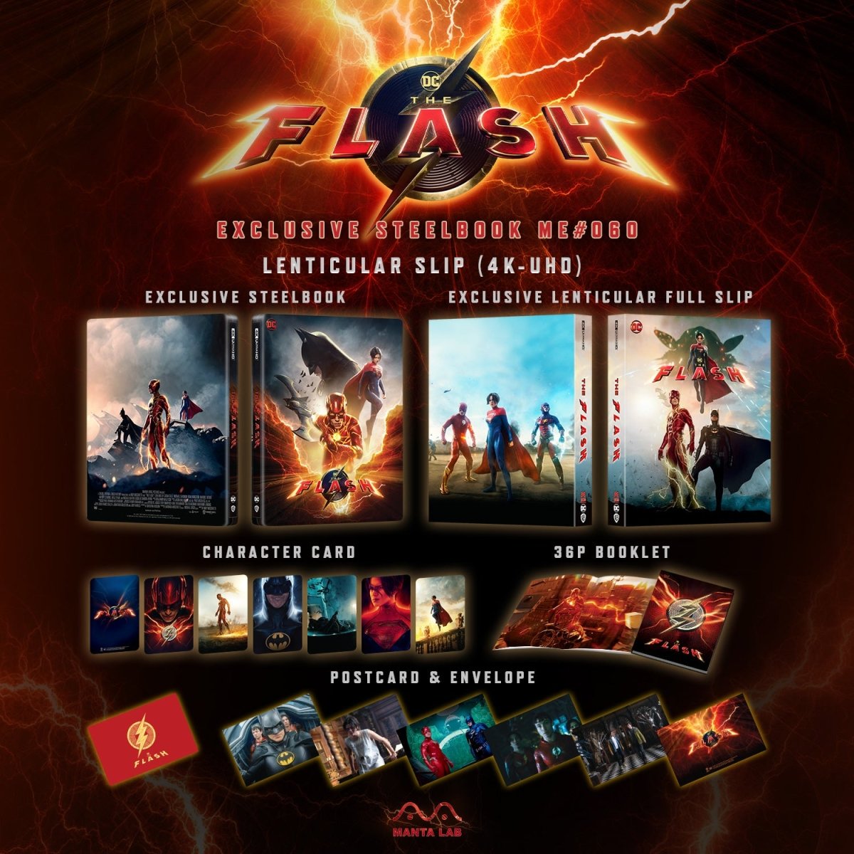 [ME60] The Flash Steelbook (Lenticular Full Slip) in - STEELBOOK by WARNER | Collectong