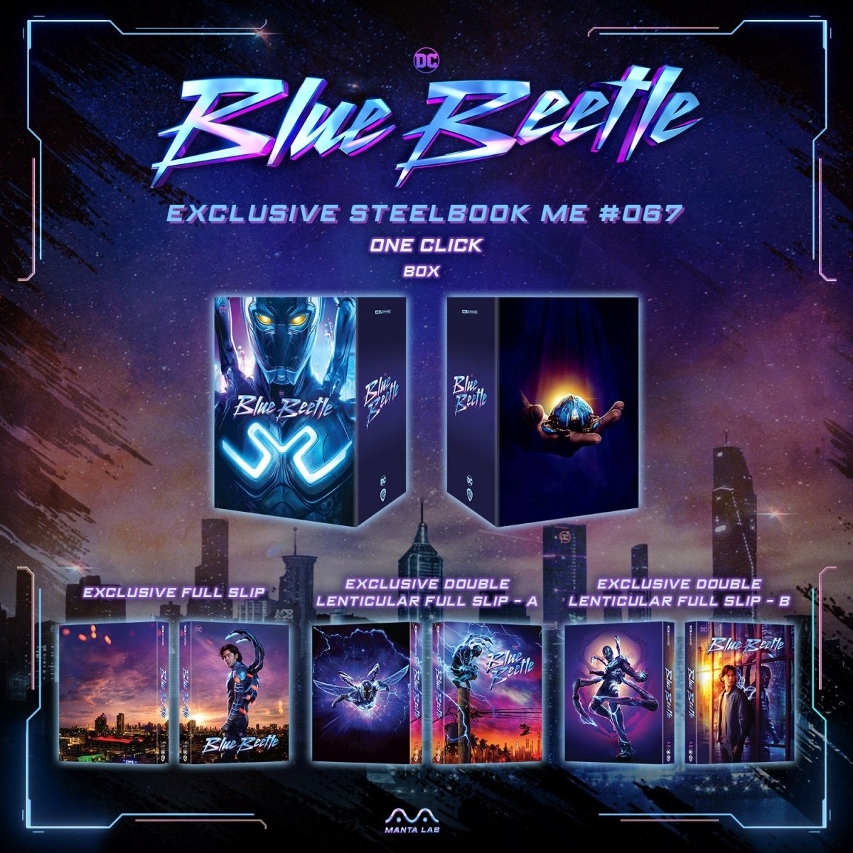 [ME67] Blue Beetle Steelbook (One Click) in - STEELBOOK by WARNER | Collectong