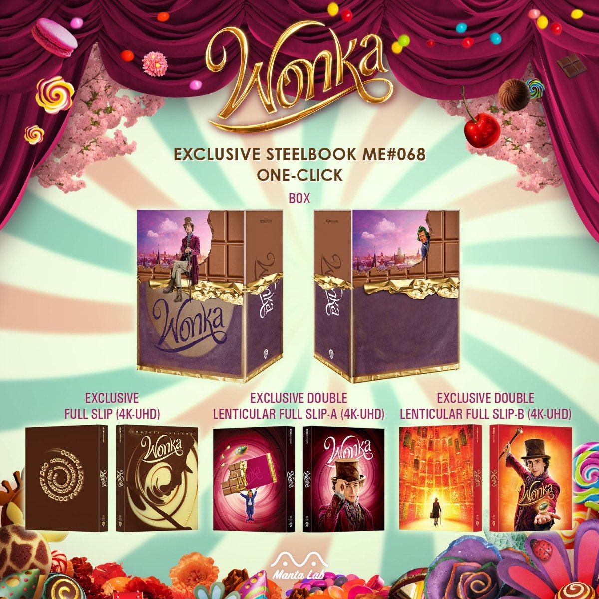[ME68] Wonka Steelbook (One Click) in - STEELBOOK by WARNER | Collectong