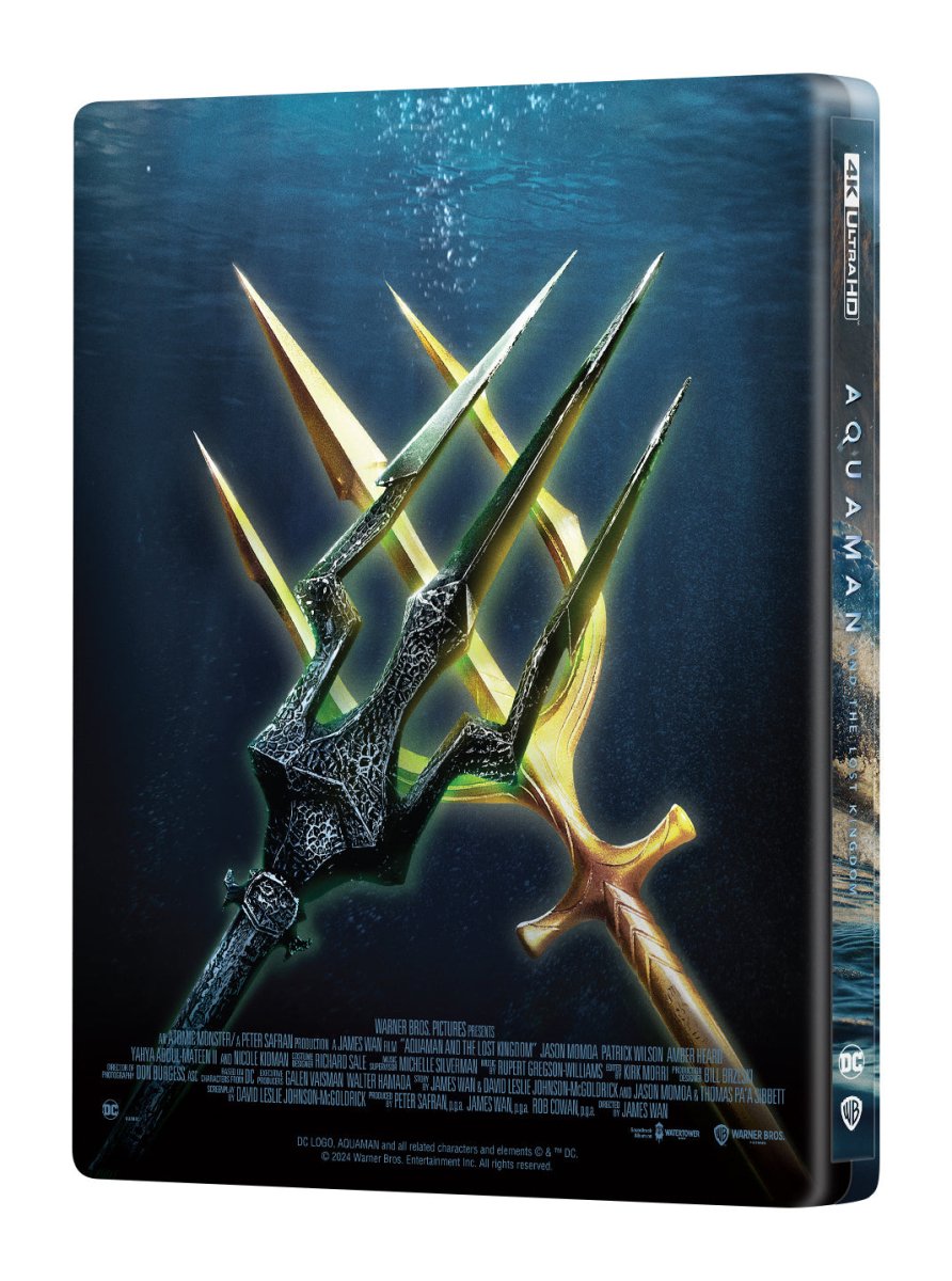 [ME69] Aquaman and The Lost Kingdom Steelbook (Double Lenticular Full Slip-A) in - STEELBOOK by WARNER | Collectong