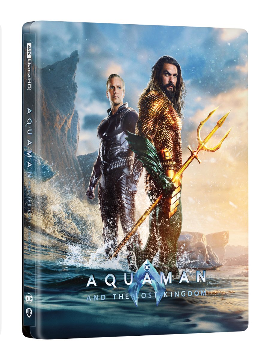 [ME69] Aquaman and The Lost Kingdom Steelbook (Double Lenticular Full Slip-B) in - STEELBOOK by WARNER | Collectong