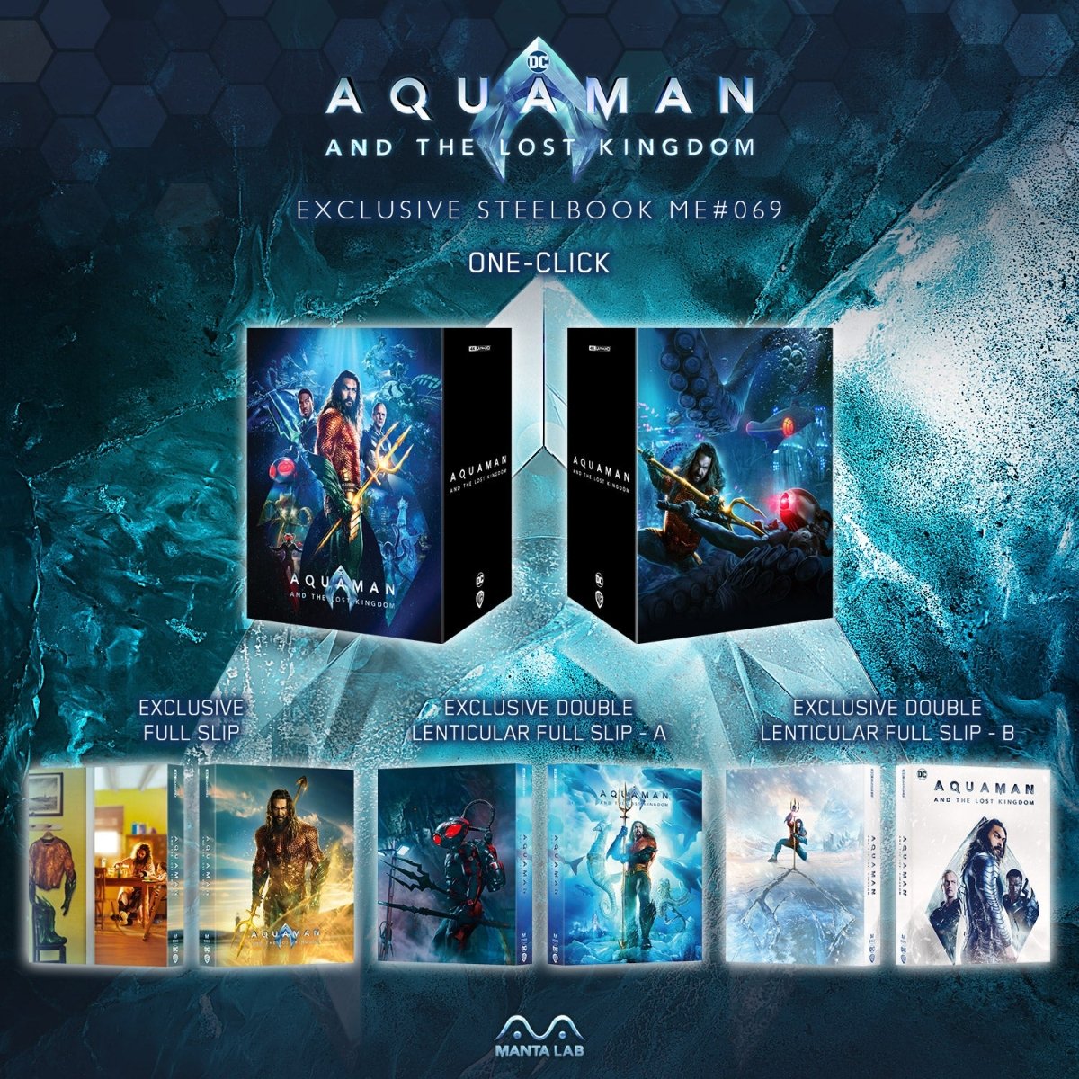 [ME69] Aquaman and The Lost Kingdom Steelbook (One Click) in - STEELBOOK by WARNER | Collectong