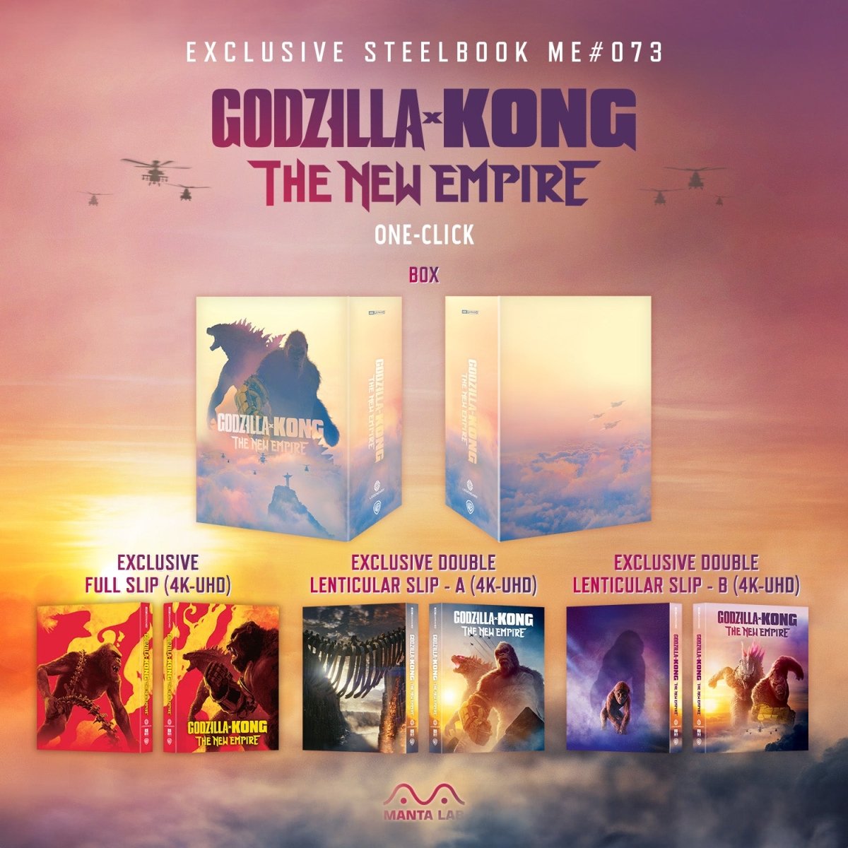 [ME73] Godzilla x Kong: The New Empire Steelbook (One Click) in - STEELBOOK by WARNER | Collectong