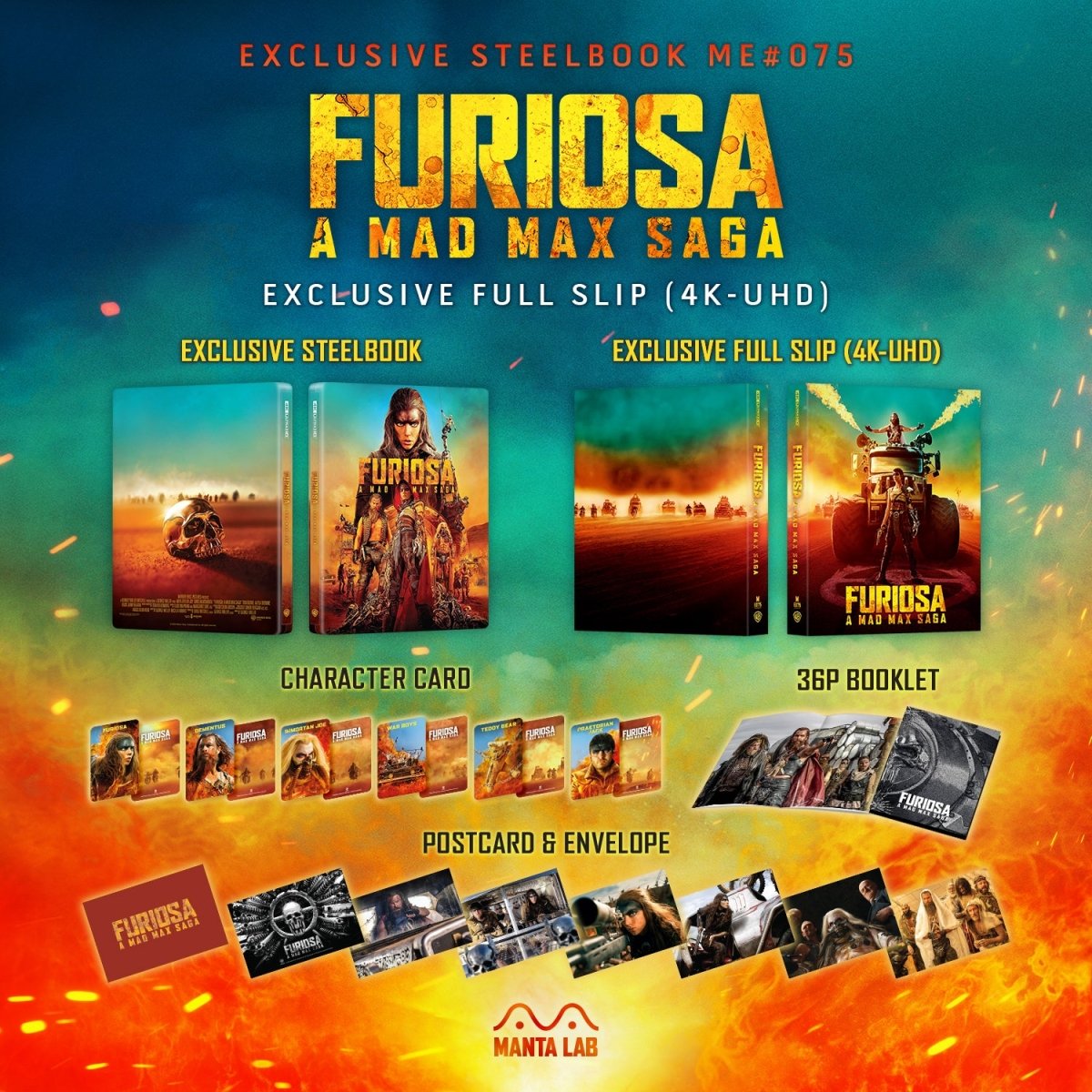 [ME75] Furiosa Steelbook (Full Slip)(Standard+Chrome UHD) in - STEELBOOK by WARNER | Collectong