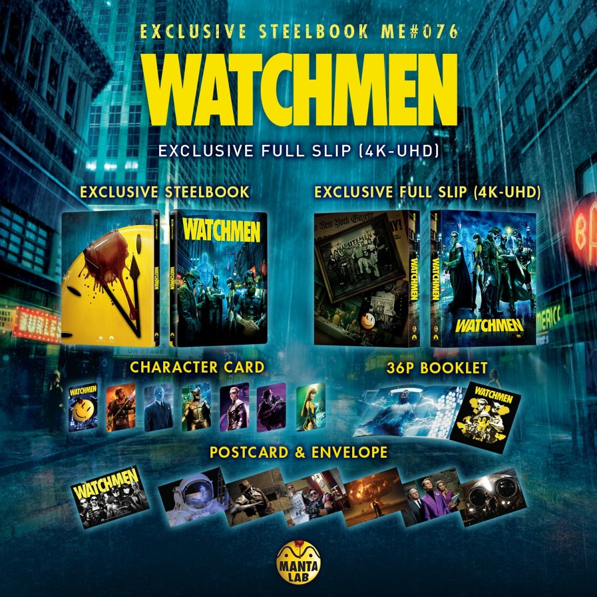 [ME76] Watchmen Steelbook (Full Slip) in - STEELBOOK by WARNER | Collectong