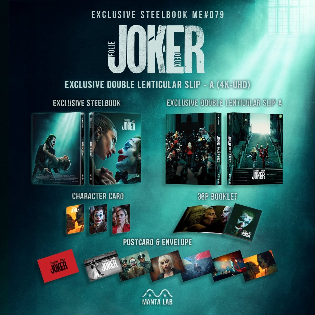 [ME79] Joker: Folie à Deux Steelbook (Double Lenticular Full Slip-A) in - STEELBOOK by WARNER | Collectong