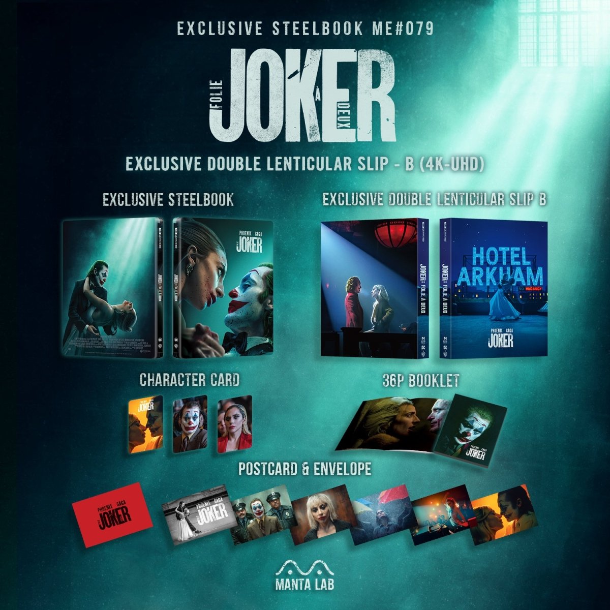 [ME79] Joker: Folie à Deux Steelbook (Double Lenticular Full Slip-B) in - STEELBOOK by WARNER | Collectong