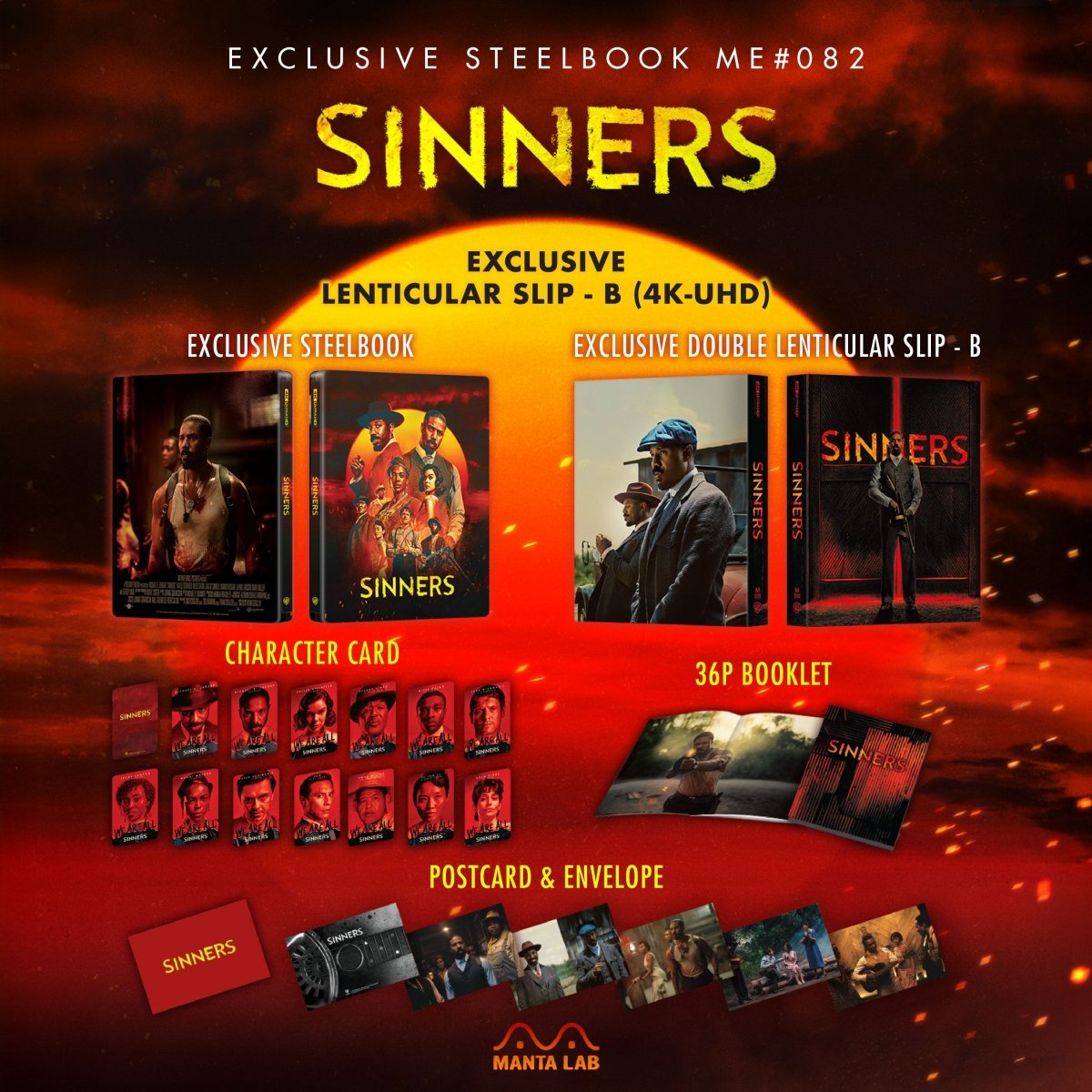 [ME82] Sinners Steelbook (Double Lenticular Full Slip-B) in - STEELBOOK by WARNER | Collectong