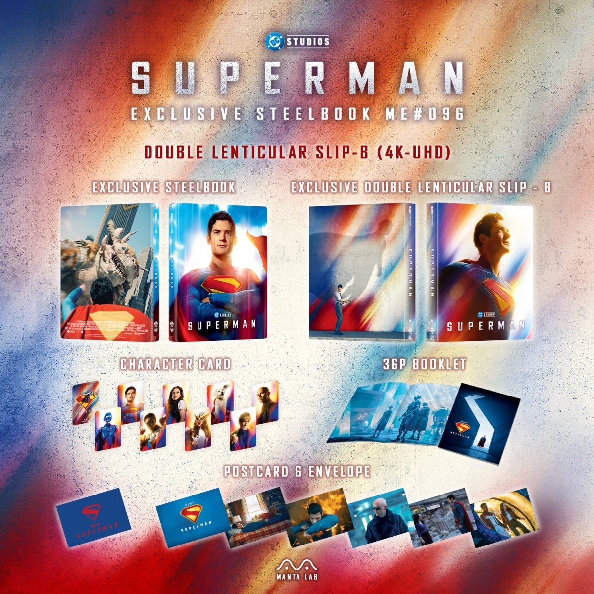 [ME96] Superman Steelbook (Double Lenticular Full Slip-B) in - STEELBOOK by WARNER | Collectong