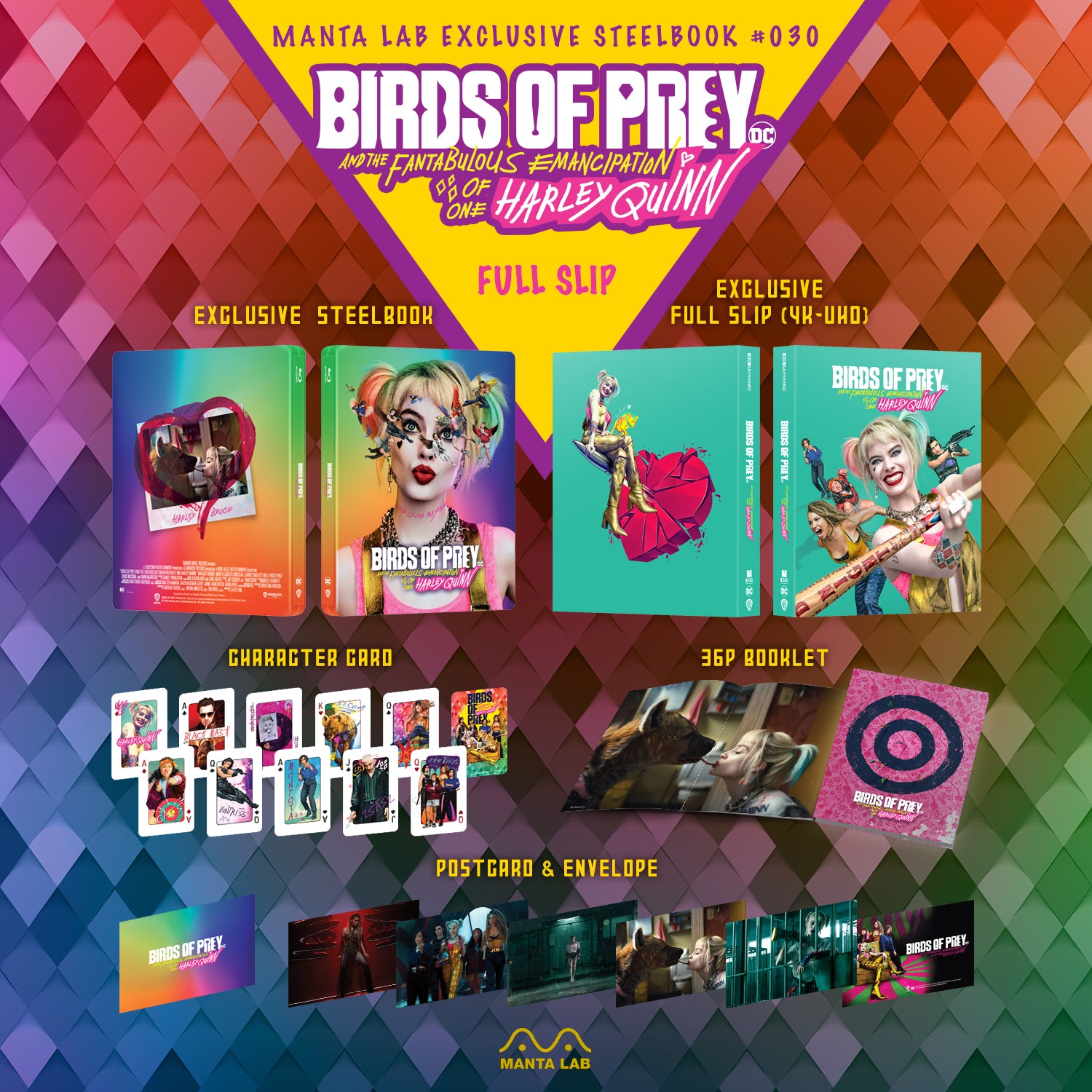 [ME#30] Birds of Prey Steelbook (Full Slip)