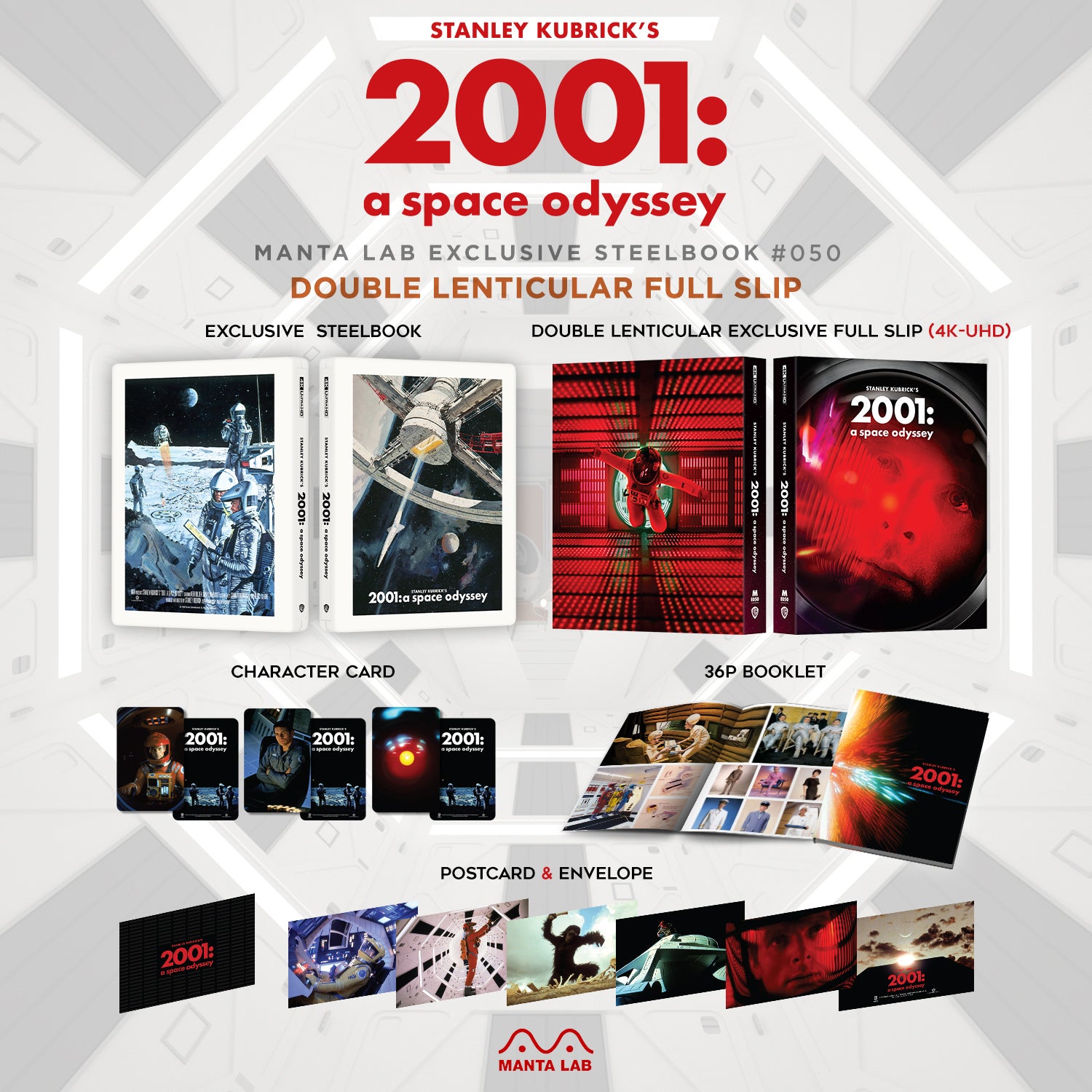 ME#50] 2001: A SPACE ODYSSEY Steelbook (Double Lenticular Full 