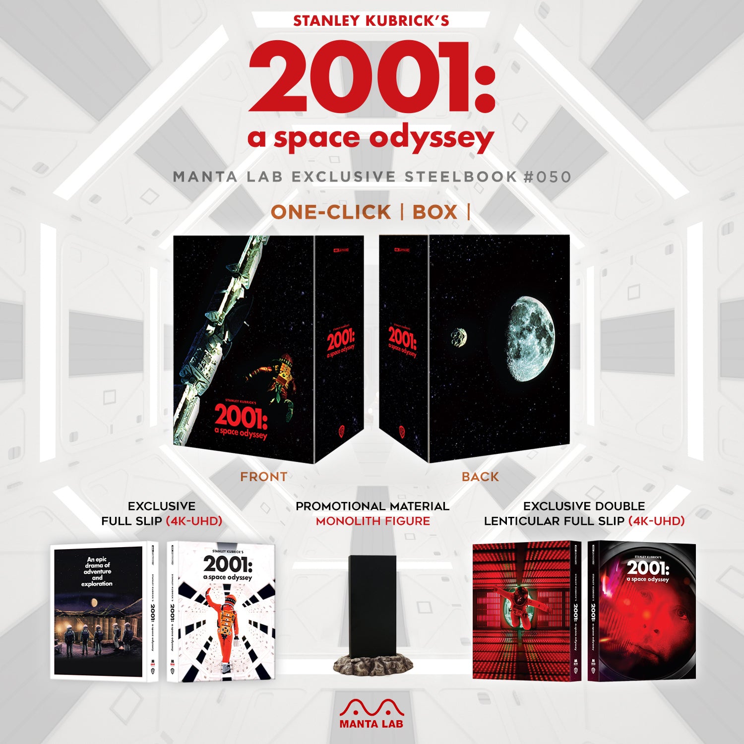 ME#50] 2001: A Space Odyssey Steelbook (One Click) - Collectong