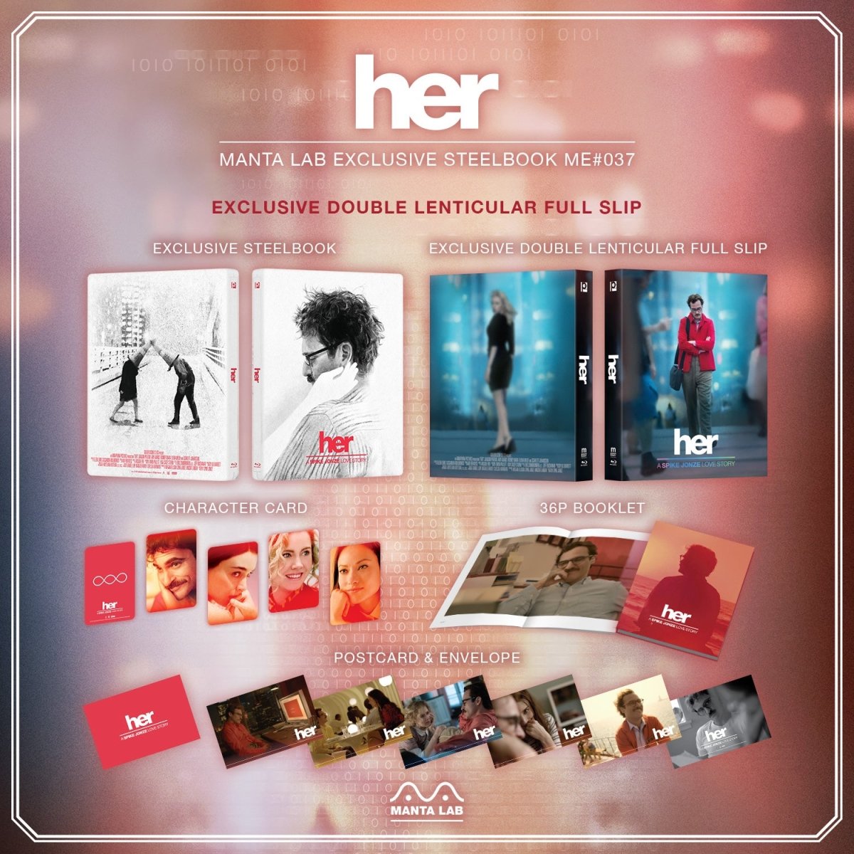 [ME37] Her Steelbook (Double Lenticular Full Slip) in - STEELBOOK by Collectong | Collectong
