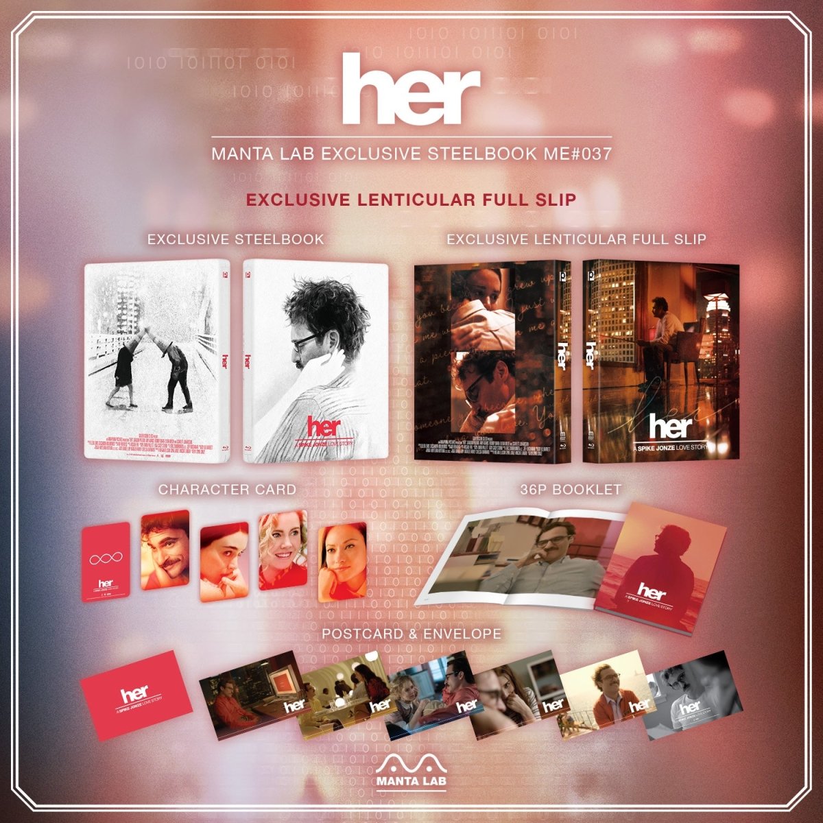 [ME37] Her Steelbook (Lenticular Full Slip) in - STEELBOOK by Collectong | Collectong