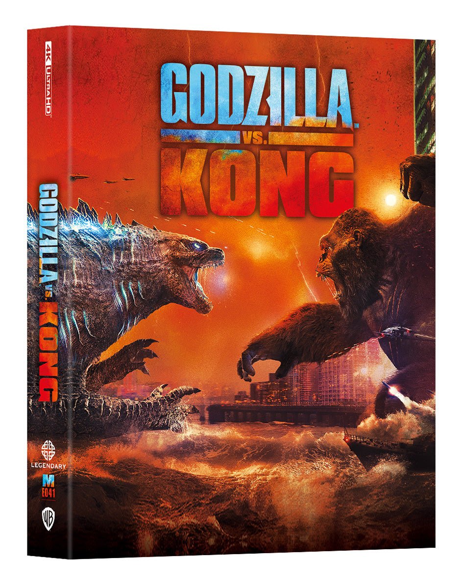 ゴジラvsコング スチールブック discless ME#41] Godzilla vs. Kong Steelbook (Lenticular Full Slip) - Collectong