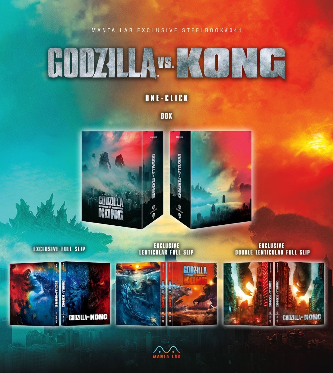 [ME41] Godzilla vs. Kong Steelbook (One Click) in - STEELBOOK by Collectong | Collectong