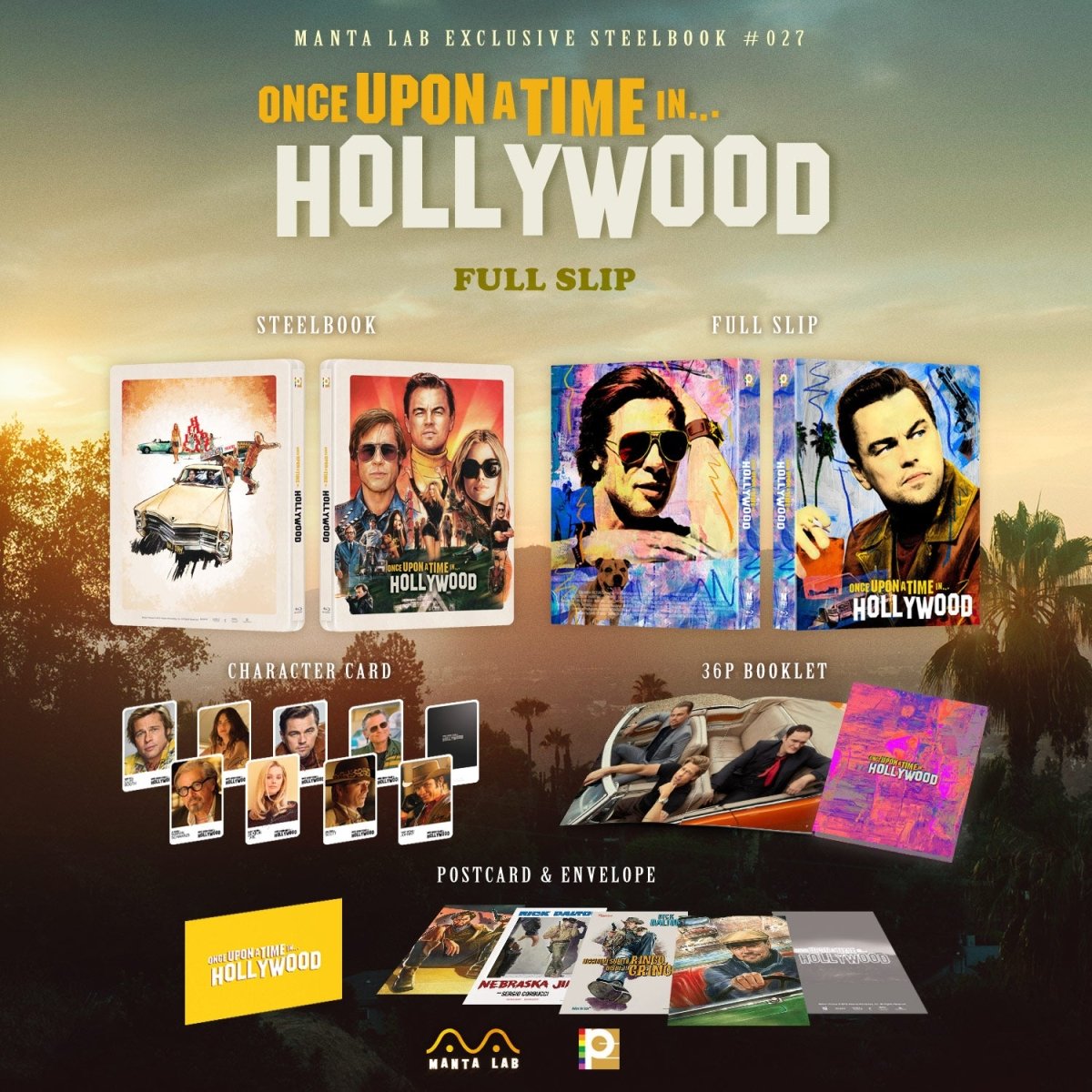 [ME27] Once Upon A Time In Hollywood Steelbook (Full Slip) in - STEELBOOK by PANORAMA | Collectong