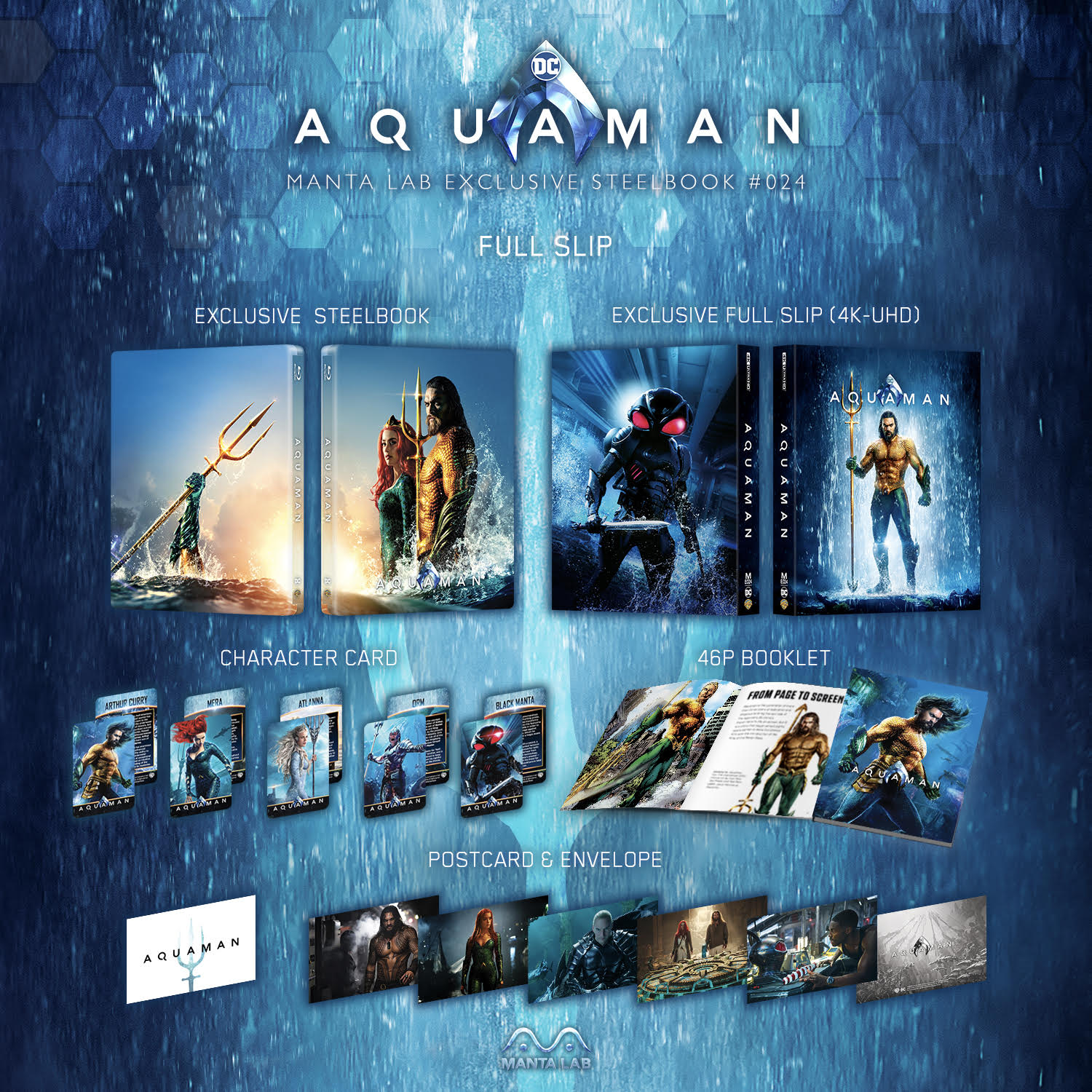 ME#24] Aquaman Steelbook (Full Slip) - Collectong