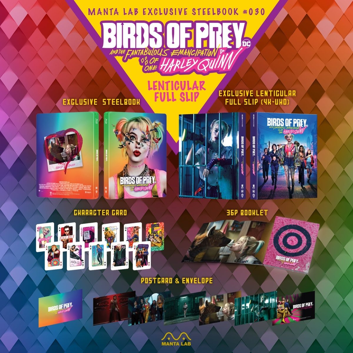 [ME30] Birds of Prey Steelbook (Lenticular Full Slip) in - STEELBOOK by WARNER | Collectong