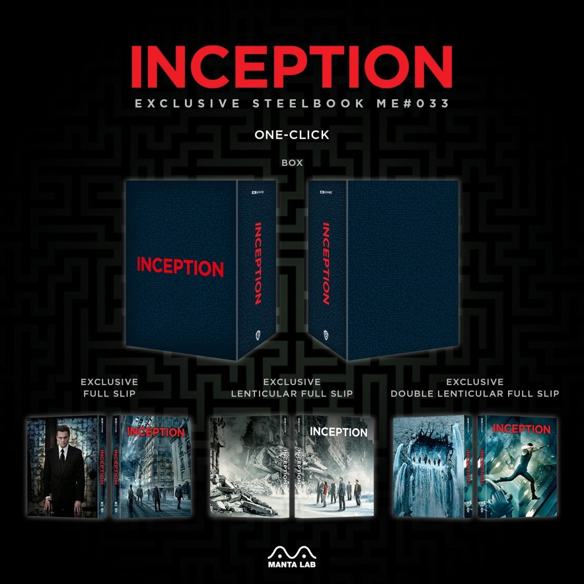 [ME33] Inception Steelbook (One click) in - STEELBOOK by WARNER | Collectong