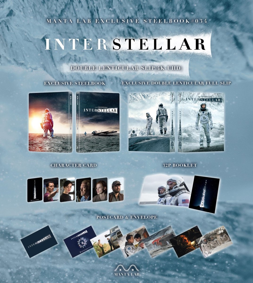 [ME34] Interstellar Steelbook (Double Lenticular Full Slip) in - STEELBOOK by WARNER | Collectong