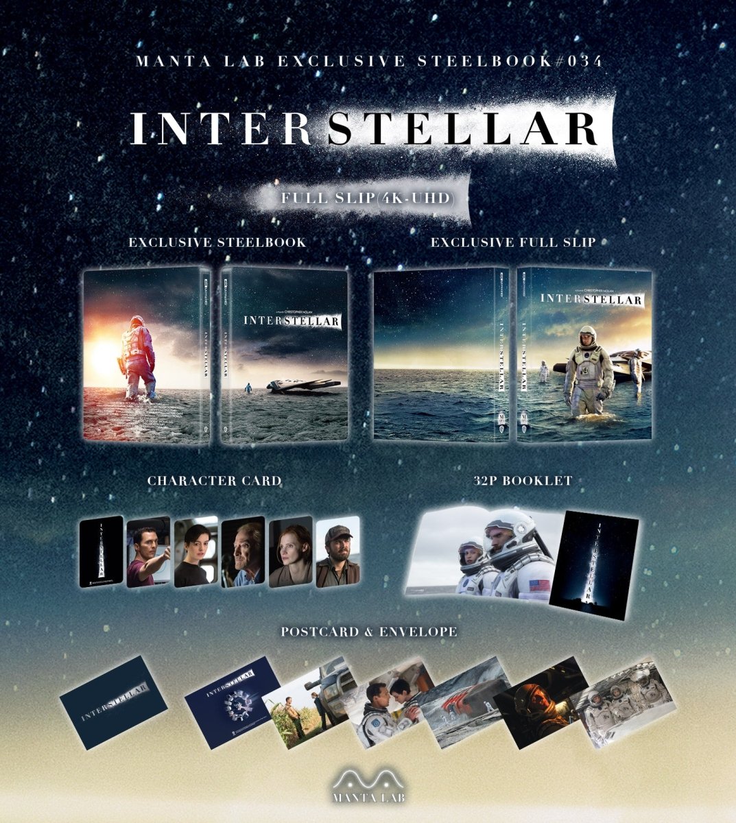 [ME34] Interstellar Steelbook (Full Slip) in - STEELBOOK by WARNER | Collectong