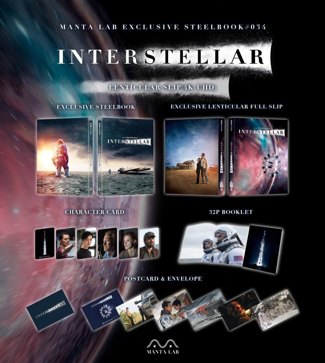 [ME34] Interstellar Steelbook (Lenticular Full Slip) in - STEELBOOK by WARNER | Collectong