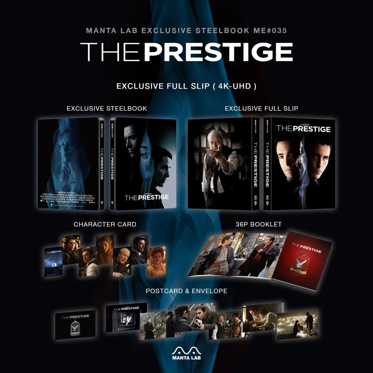 [ME35] The Prestige Steelbook (Full Slip) in - STEELBOOK by WARNER | Collectong