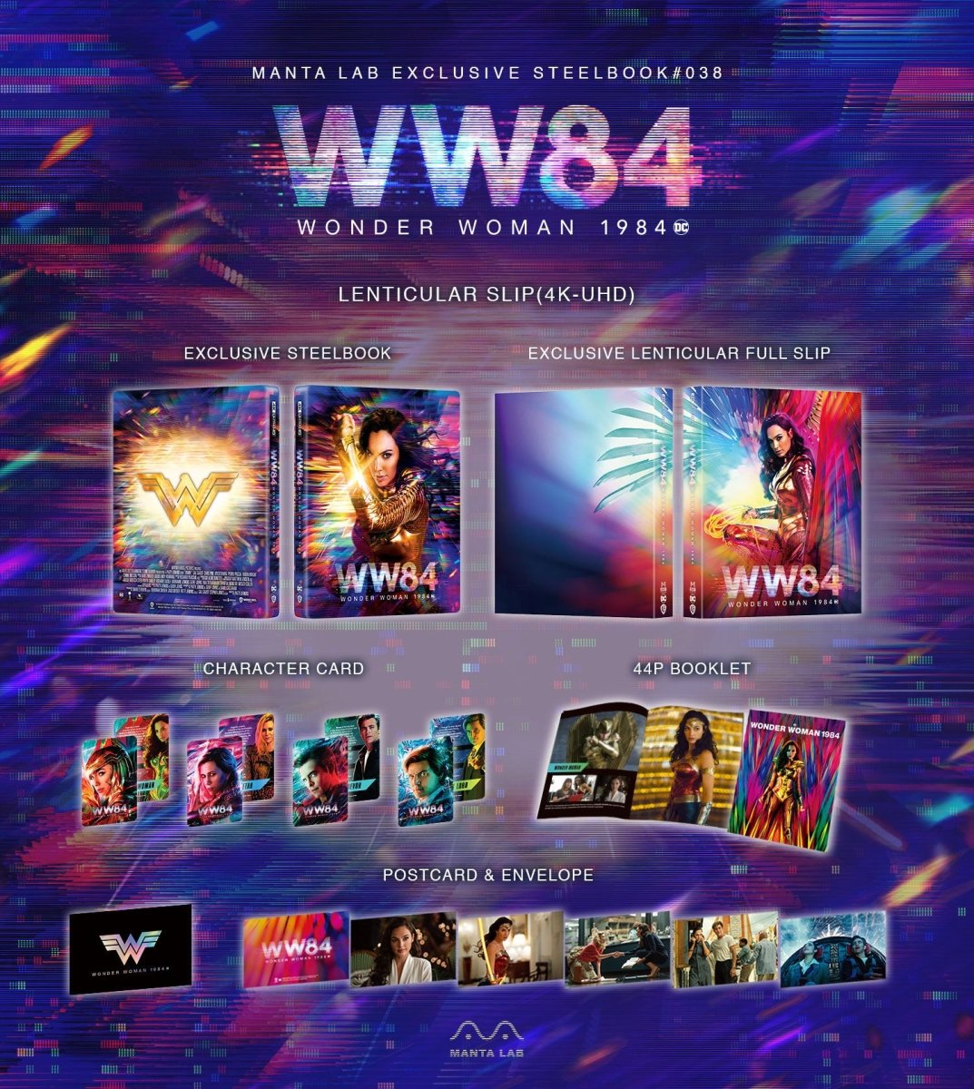 [ME38] Wonder Woman 1984 Steelbook (Lenticular Full Slip) in - STEELBOOK by WARNER | Collectong