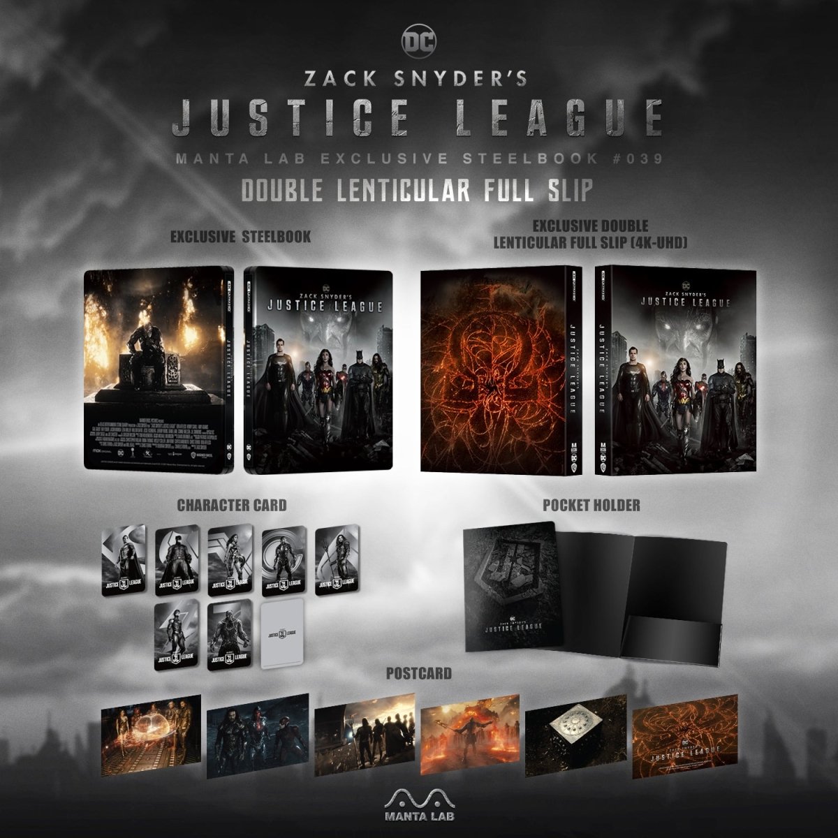 [ME39] Zack Snyder's Justice League Steelbook (Double Lenticular Full Slip) in - STEELBOOK by WARNER | Collectong
