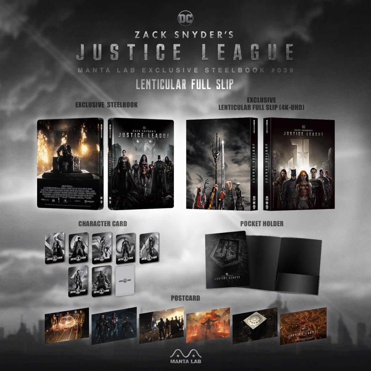 [ME39] Zack Snyder's Justice League Steelbook (Lenticular Full Slip) in - STEELBOOK by WARNER | Collectong
