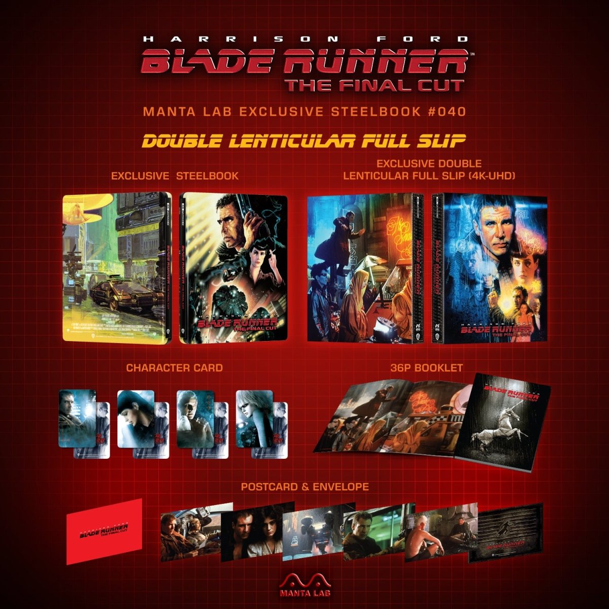 [ME40] Blade Runner Steelbook (Double Lenticular Full Slip) in - STEELBOOK by WARNER | Collectong