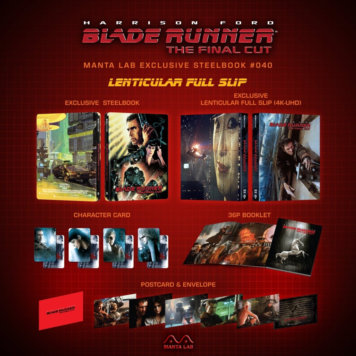 [ME40] Blade Runner Steelbook (Lenticular Full Slip) in - STEELBOOK by WARNER | Collectong