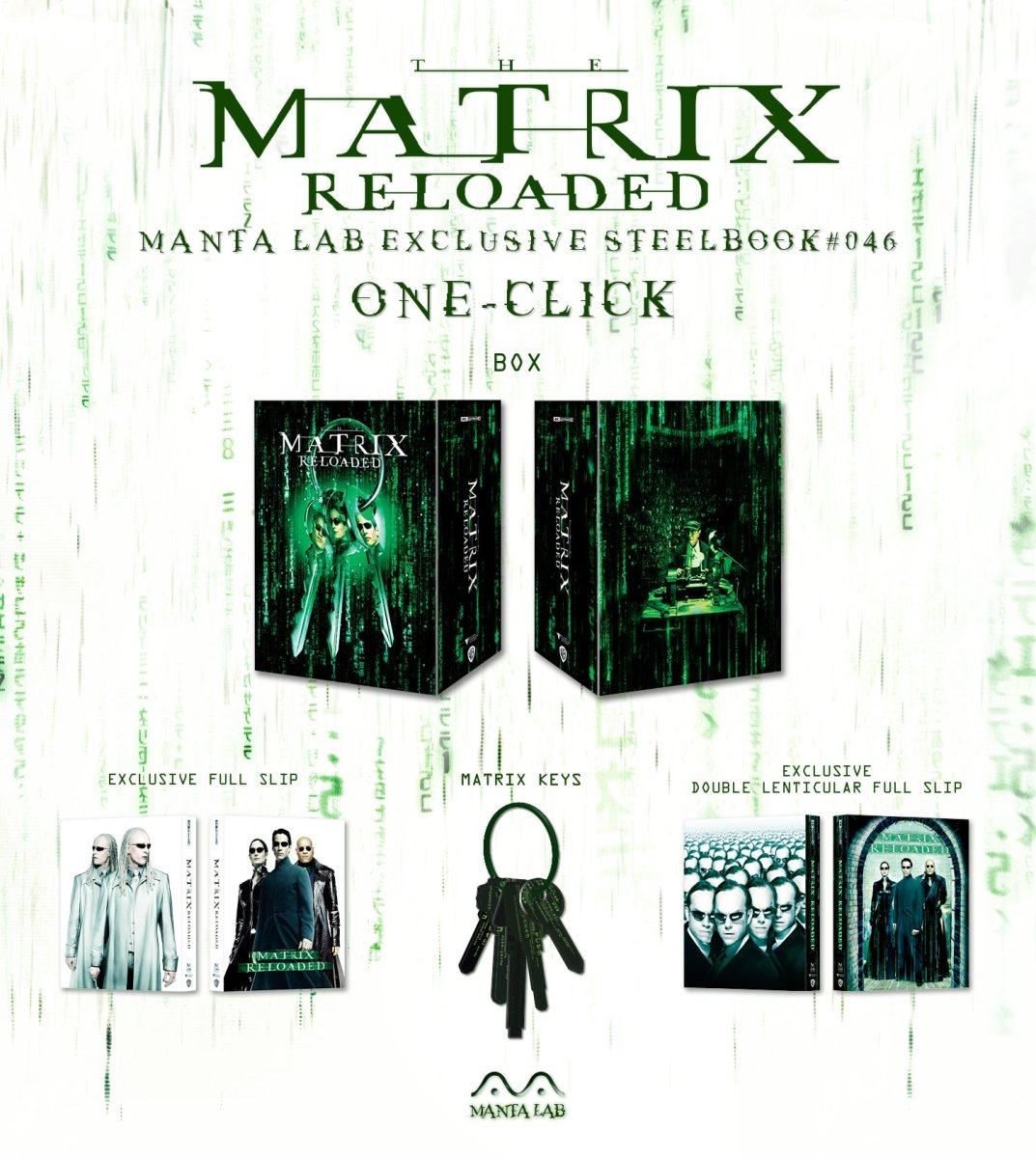 [ME46] The Matrix Reloaded Steelbook (One Click) in - STEELBOOK by WARNER | Collectong