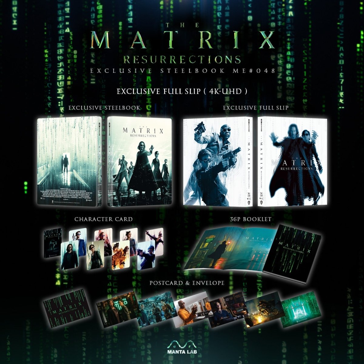 [ME48] The Matrix Resurrections Steelbook (Full Slip) in - STEELBOOK by WARNER | Collectong