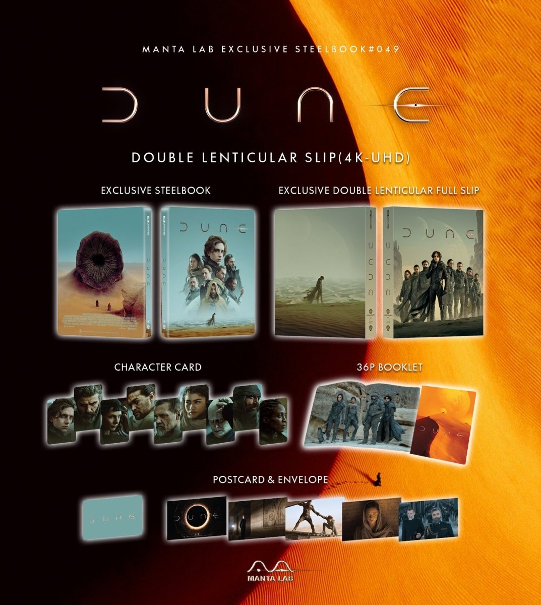 [ME49] Dune Steelbook (Double Lenticular Full Slip) in - STEELBOOK by WARNER | Collectong