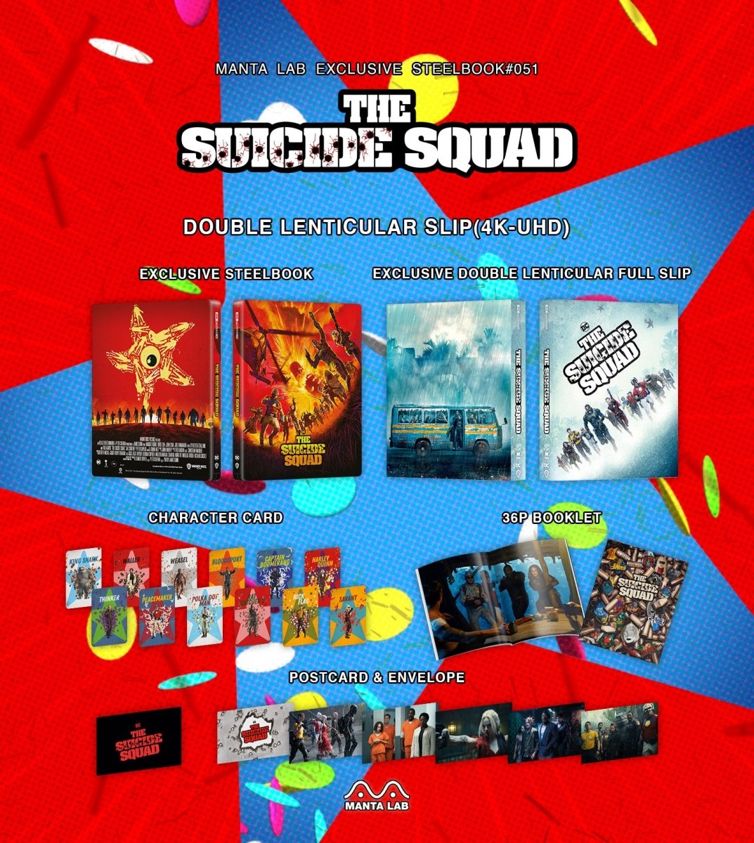 [ME51] The Suicide Squad Steelbook (Double Lenticular Full Slip) in - STEELBOOK by WARNER | Collectong