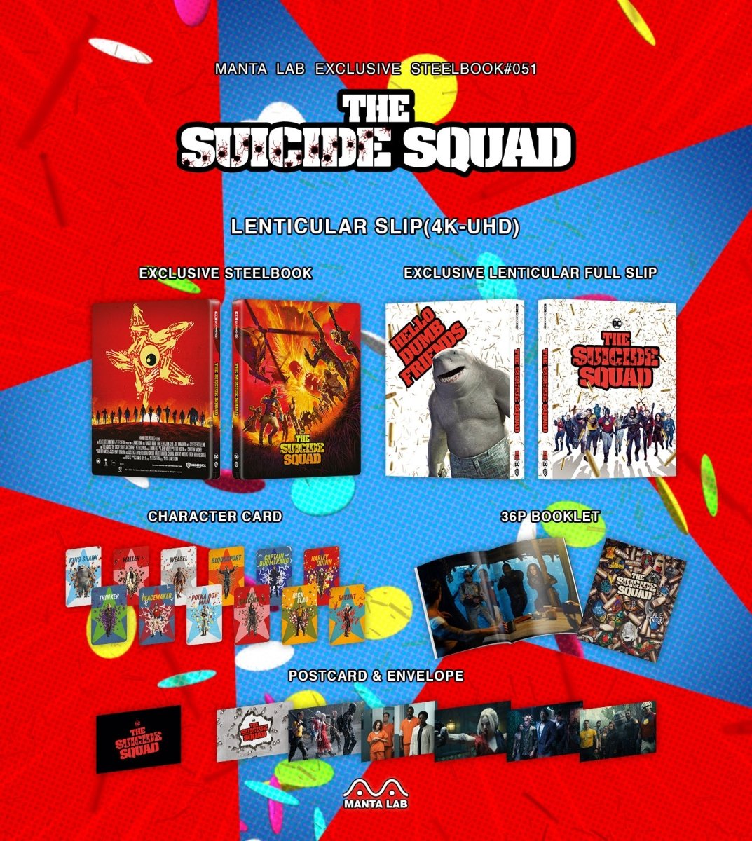 [ME51] The Suicide Squad Steelbook (Lenticular Full Slip) in - STEELBOOK by WARNER | Collectong