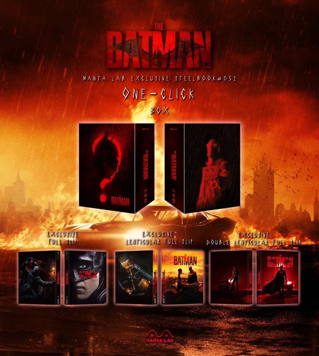 [ME52] The Batman Steelbook (One Click) in - STEELBOOK by WARNER | Collectong