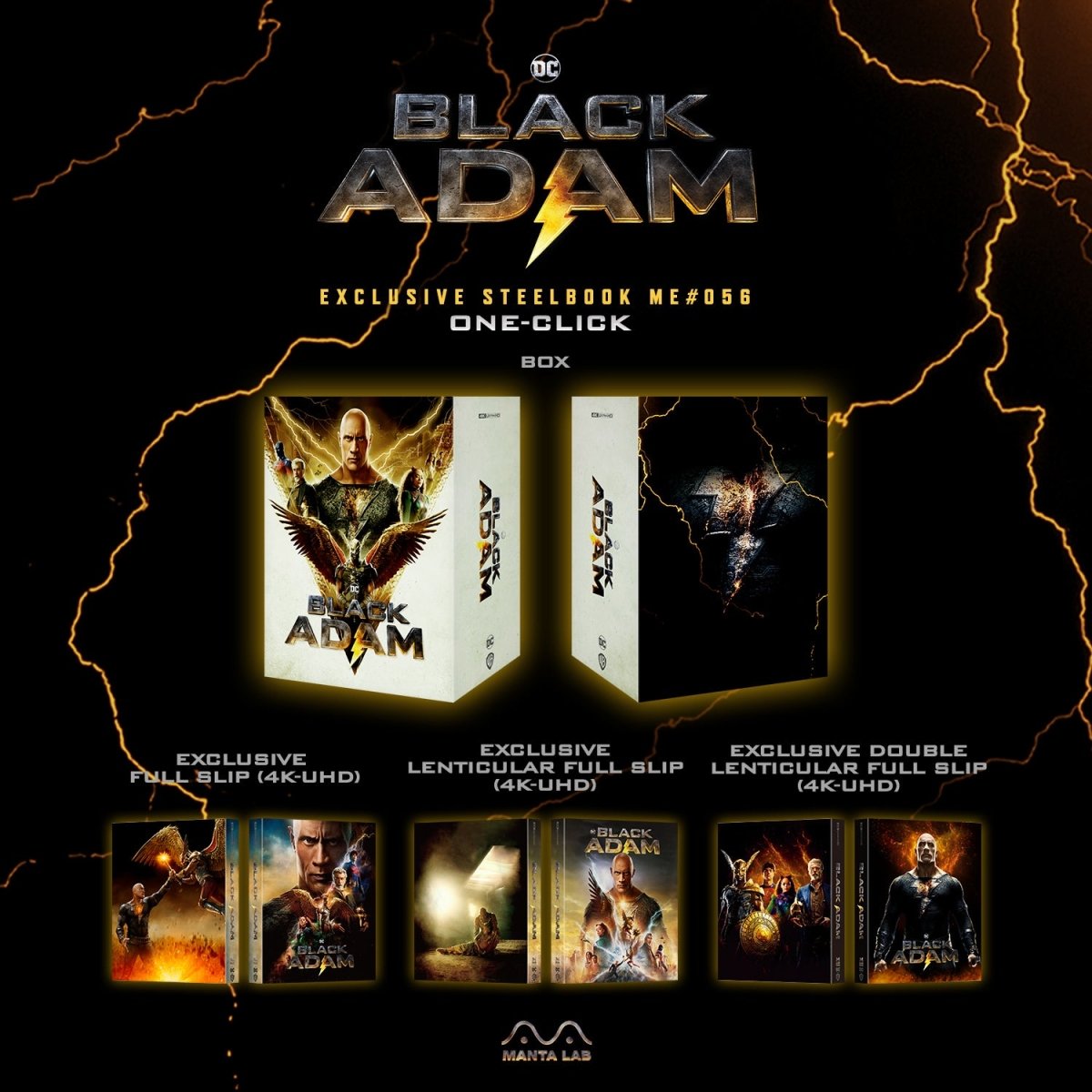 [ME56] Black Adam Steelbook (One Click) in - STEELBOOK by WARNER | Collectong